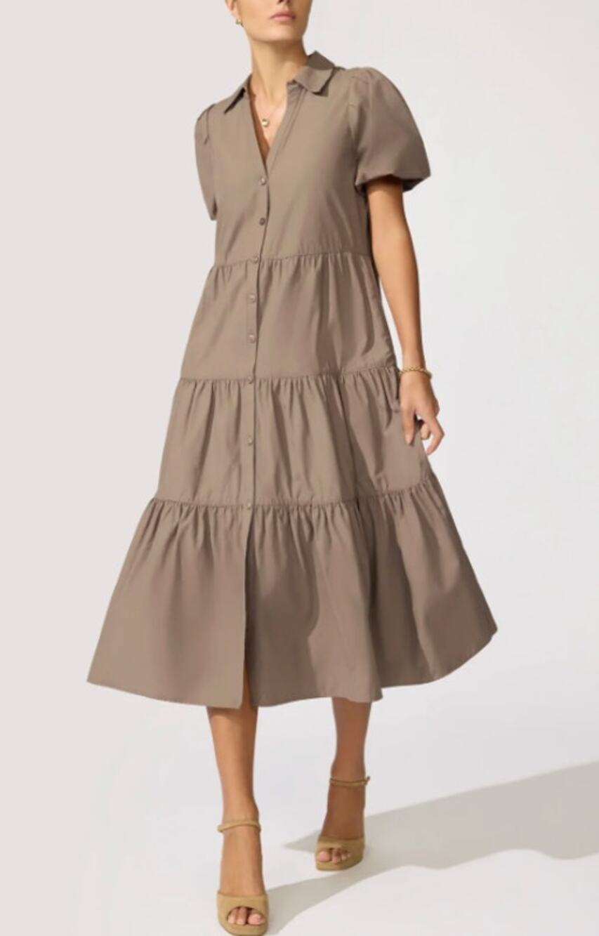 Brochu Walker Havana Midi Dress in Terra size XS